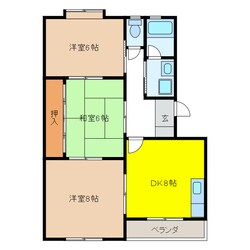 アサイ第２ビルの物件間取画像